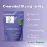 Glycine et L-théanine de haute pureté dans URVI Neuro Gommes.