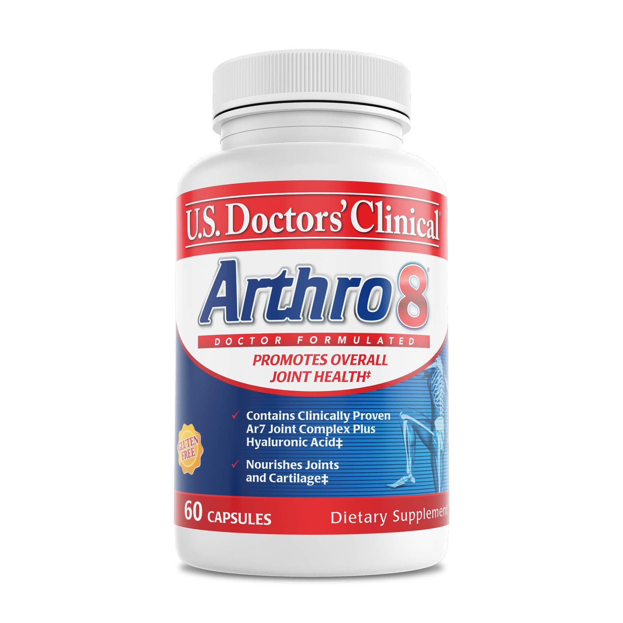 Arthro8 – flacon fléau: soutien quotidien des articulations et mobilité.