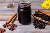 Confiture au sureau U.S. Wellness Naturals, saveur fruitée.