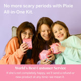 Lingettes féminines sans parfum Pixie Cup, usage quotidien doux.
