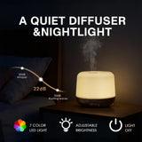 Diffuseur USB livré avec huiles incluses pour démarrer rapidement.
