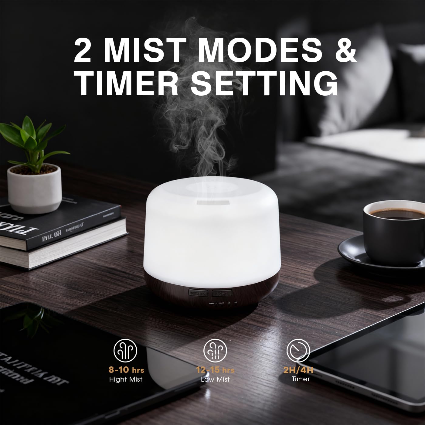 Diffuseur USB doté d'une minuterie pratique pour contrôle.