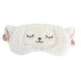 U Scinan masque yeux lapin blanc dessin anime, bloque lumière pour repos rapide