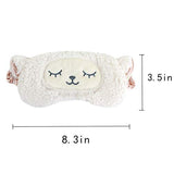 U Scinan masque yeux lapin gris dessin anime, design mignon pour dormir