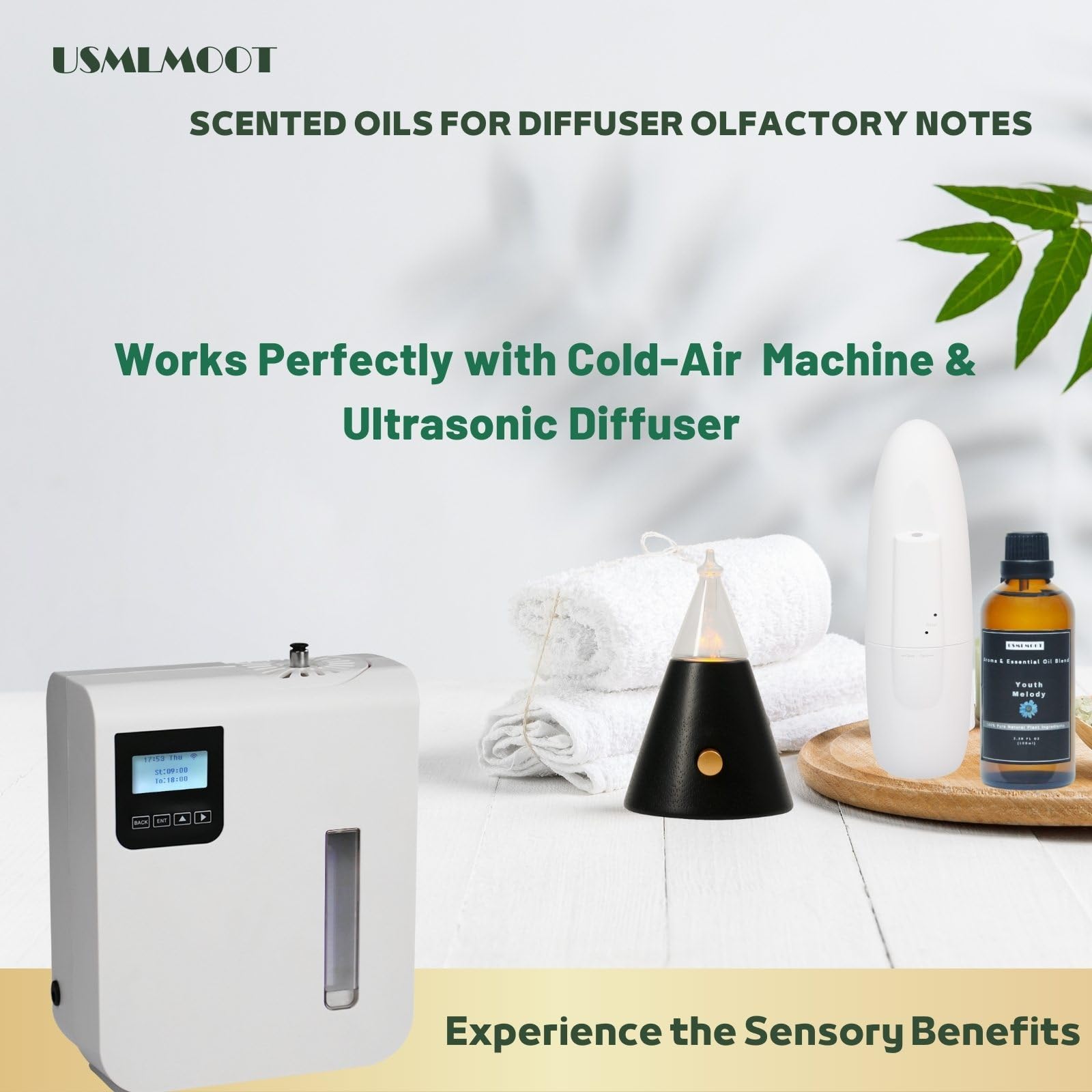 USMLMOOT Mélodie Jeunesse, flacon-100ml, idéal pour diffuser durablement dans votre espace.