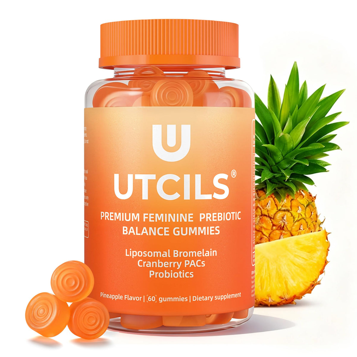 UTCILS gommes liposomales dans l'emballage, soutien potentiel à l'équilibre intime.