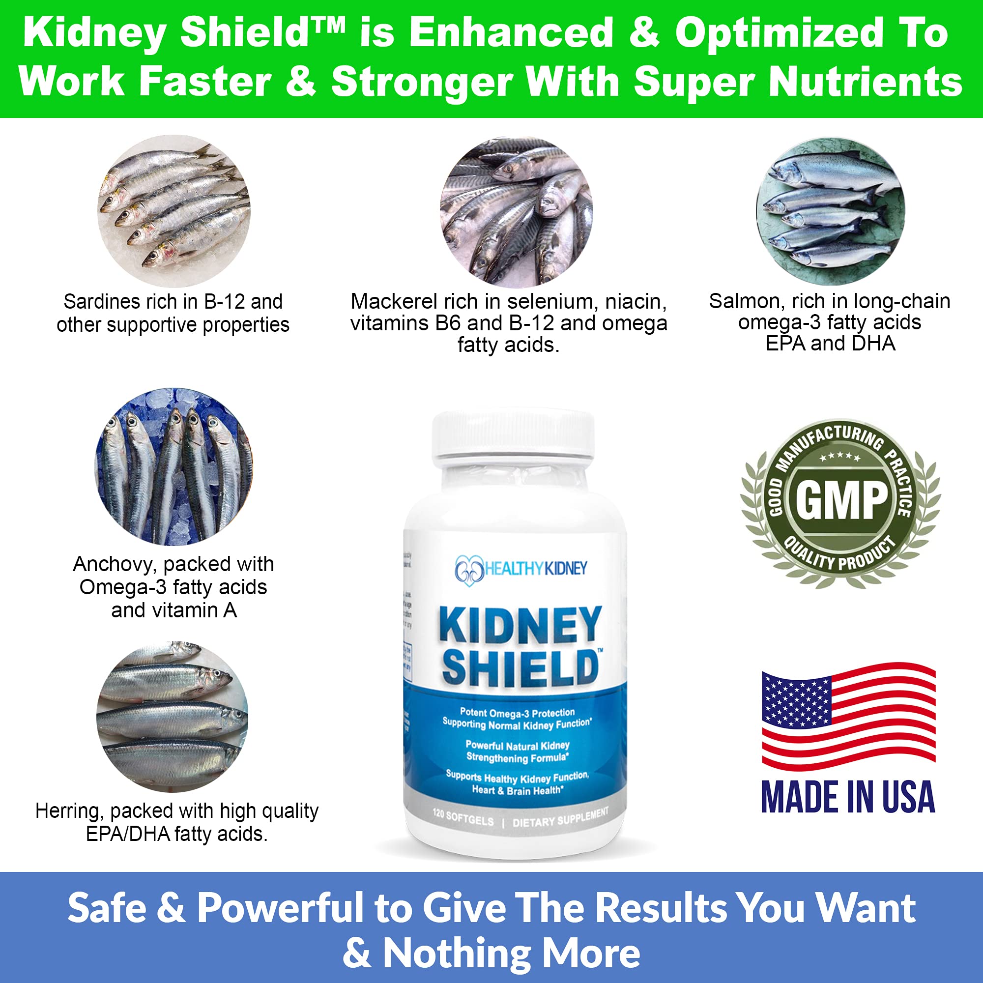 Utilisation quotidienne — Kidney Restore et Shield, facile à intégrer à la routine.
