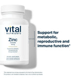 Vital Nutrients Zinc Citrate 30mg, utilisation quotidienne simple pour soutenir vos besoins.