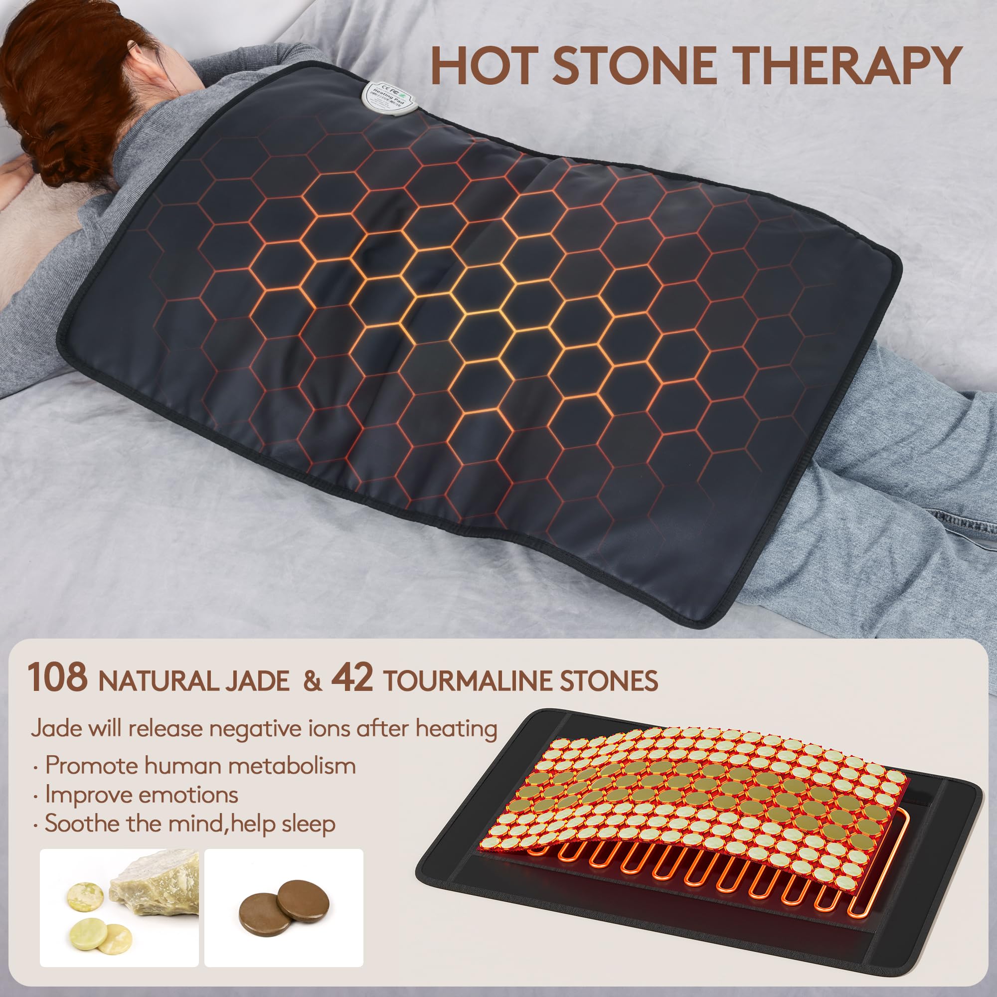 UTK coussin-chaleur infrarouge hanches, chaleur ciblée pour bien-être quotidien.