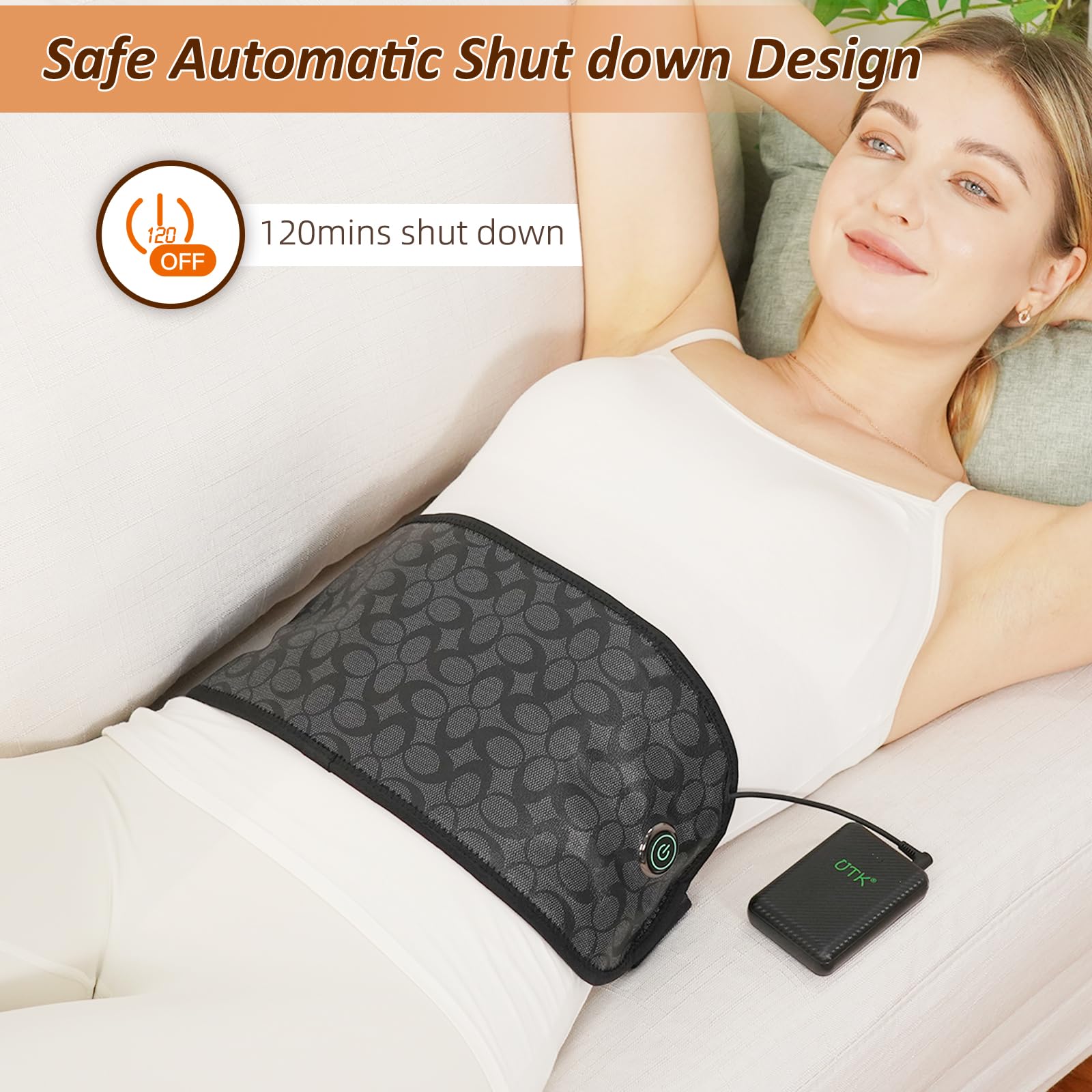 UTK pierre jade naturelle, chaleur douce favorisant la relaxation.