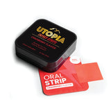 UTOPIA Strips Energy Strips emballage cranberry, énergie durable pour la journée.