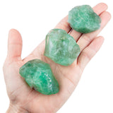 UU UNIHOM green fluorite decorative stones add natural charm to displays