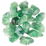 UU UNIHOM green fluorite rough 1lb ready for tumbling and display