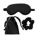 Masque UUYYEO en satin noir pour des nuits douces et reposantes