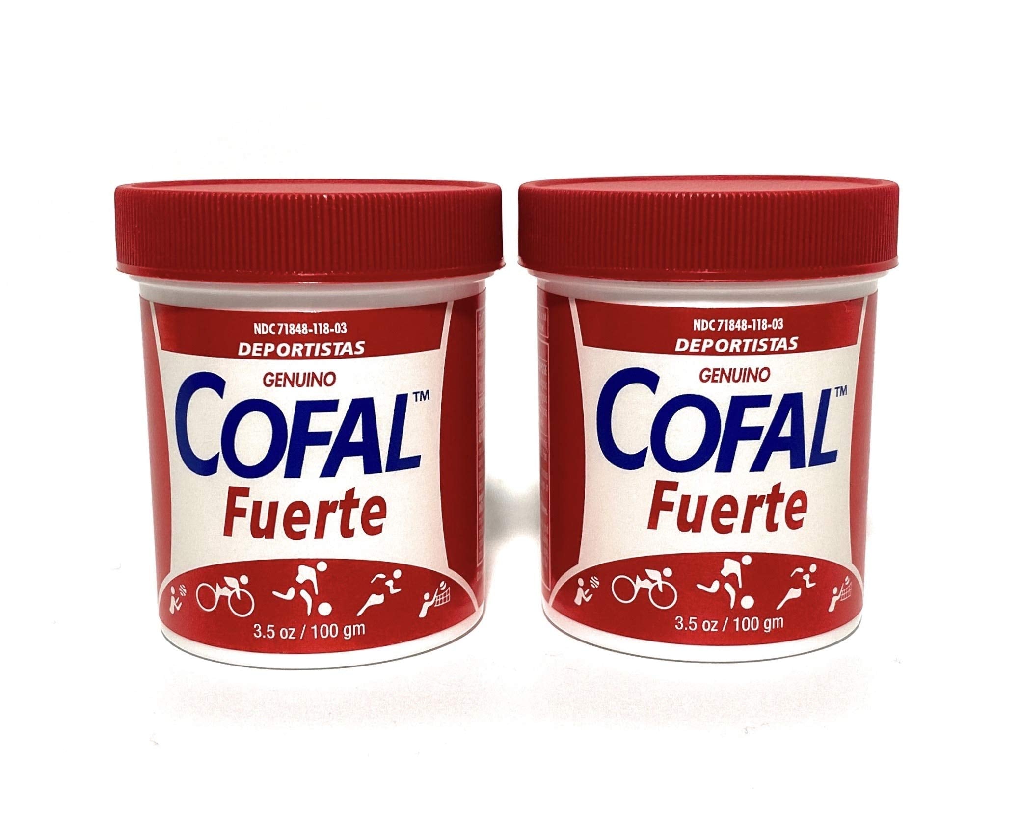 UVUBXT Cofal Fuerte Crème visuel: soulage les muscles et prépare l'entraînement.