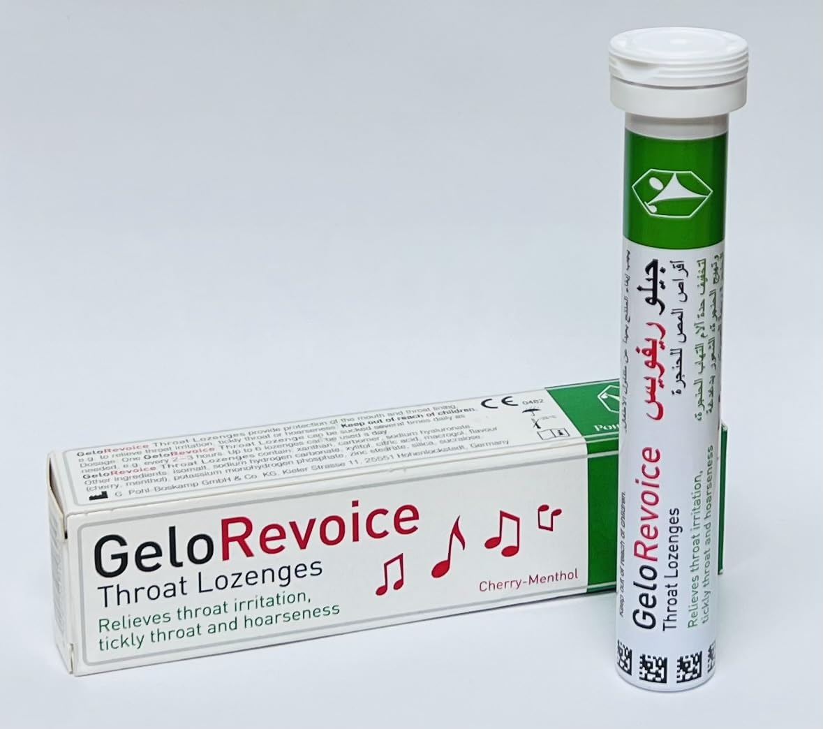 Emballage GeloRevoice fabriqué en Allemagne, qualité rassurante