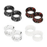 Bouchons d’oreille uxcell en silicone 12 mm, ensemble de 8 pièces pour un étirement confortable.