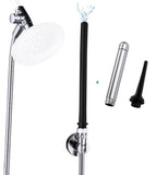 Système V-Frankness avec buse enema et contrôle d’eau, cadre ergonomique et pratique.