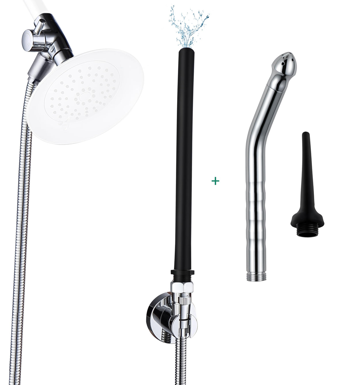 Système V-Frankness avec valve de contrôle eau pour nettoyage en douceur.
