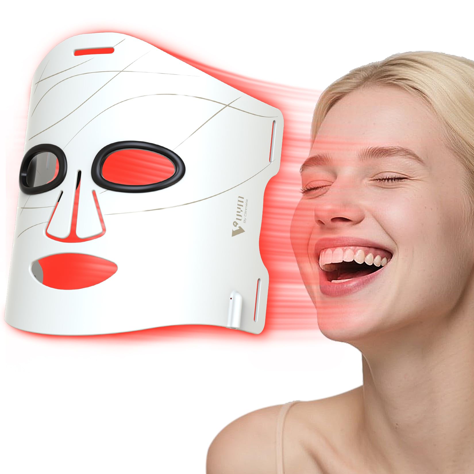 Masque V VYM By Clinmate: lumière rouge pour le visage pour un teint plus uniforme.