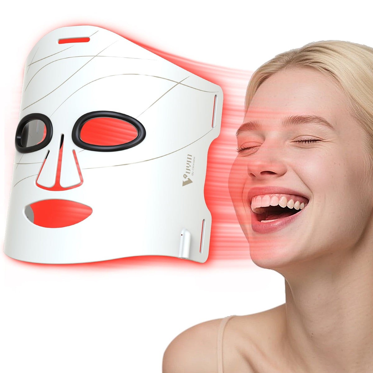 Masque V VYM By Clinmate: lumière rouge pour le visage pour un teint plus uniforme.