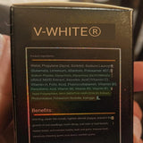 V-WHITE dentifrice mousse format voyage, pratique pour déplacements.