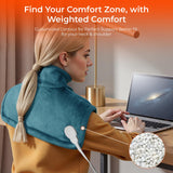 VAAGHANM coussin chauffant dos et épaules, chaleur enveloppante pour relaxation.