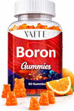 Gommes VAITE boron dans une boîte ouverte, prise quotidienne pratique.