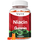 VAITE Niacine: bouteille et gommes faciles à prendre pour énergie quotidienne.