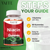 Gomme VAITE Niacine sur plan de travail: option végan et non-OGM.