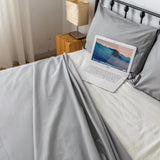 VAJOOCLL tissu coton doux et fibres argentées pour le confort nocturne.