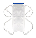 Quatre sangles de fixation maintiennent le sac en place.