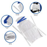 Vakly sacs glace, ouverture large pour un remplissage rapide et propre.