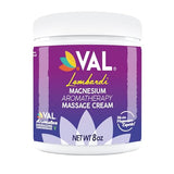 VAL Crème massage 8oz — pompe facile pour application précise.