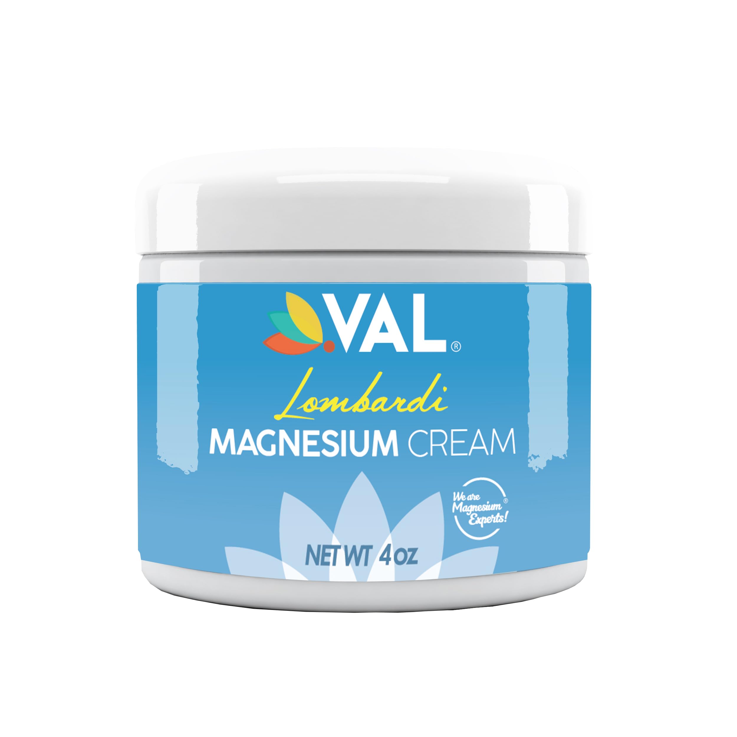 VAL Lombardi crème magnésium nuit: flacon clair et élégant pour une application facile