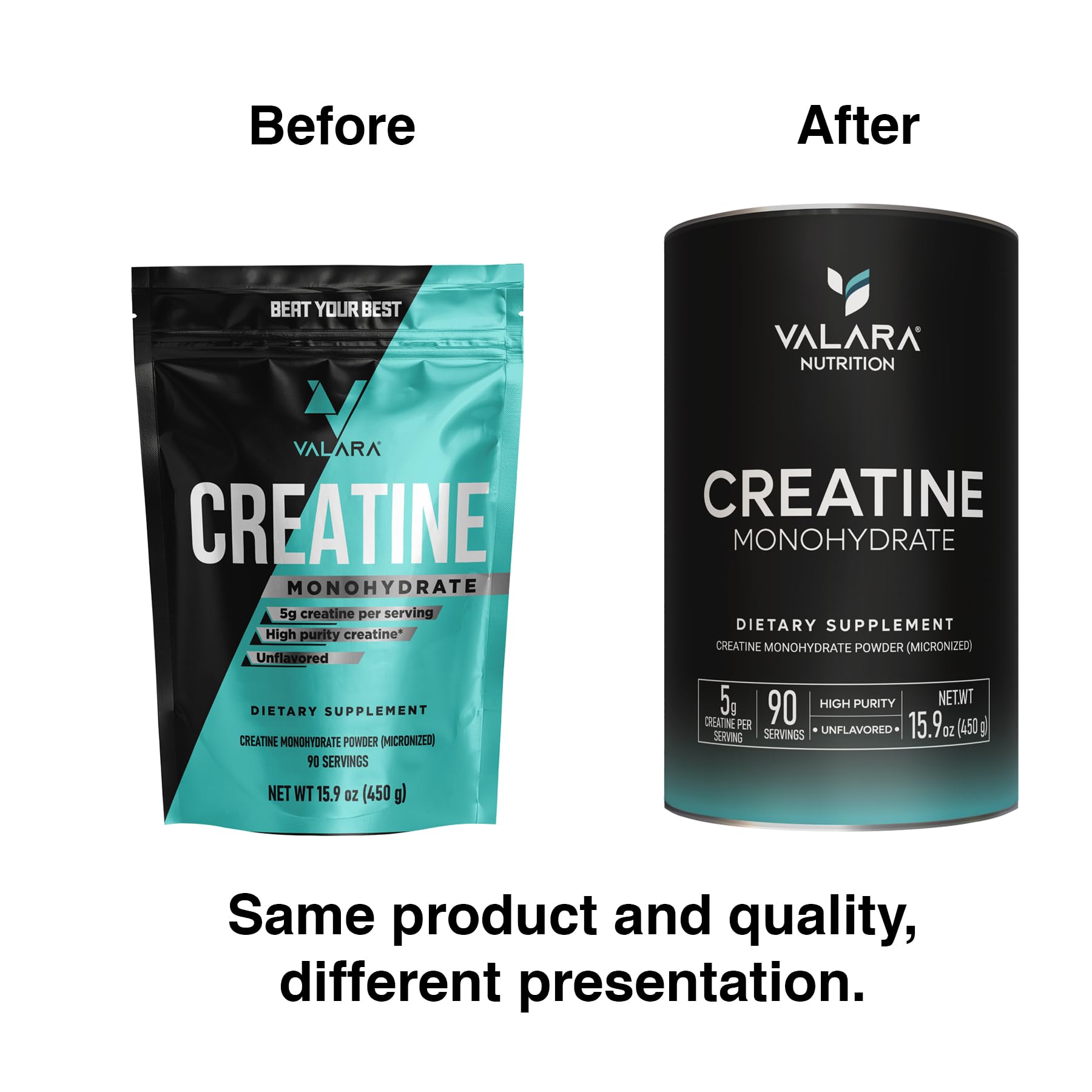 Valara Créatine végane et compatible régime céto pour les sportifs