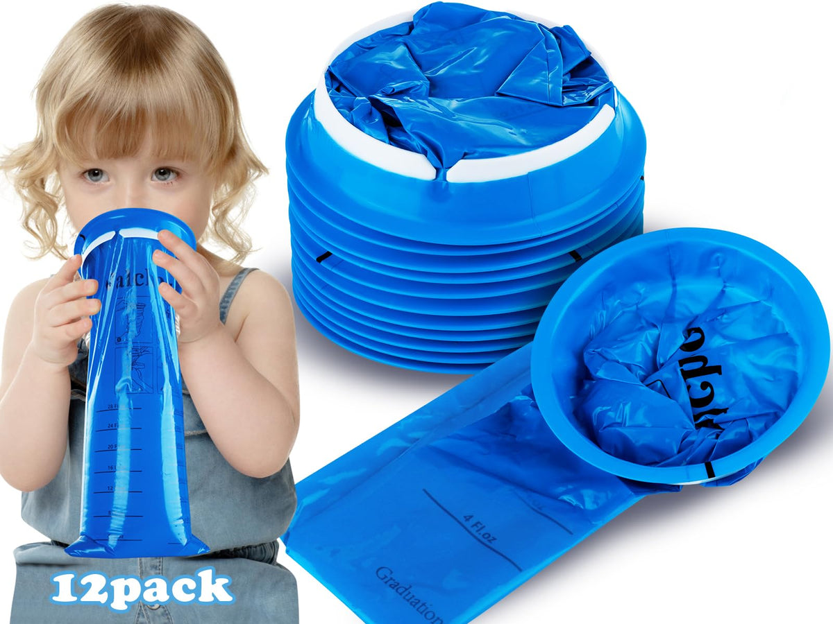 Valchoose sac d'émèse pour enfants, 800 ml, pratique en voiture sans fuite.