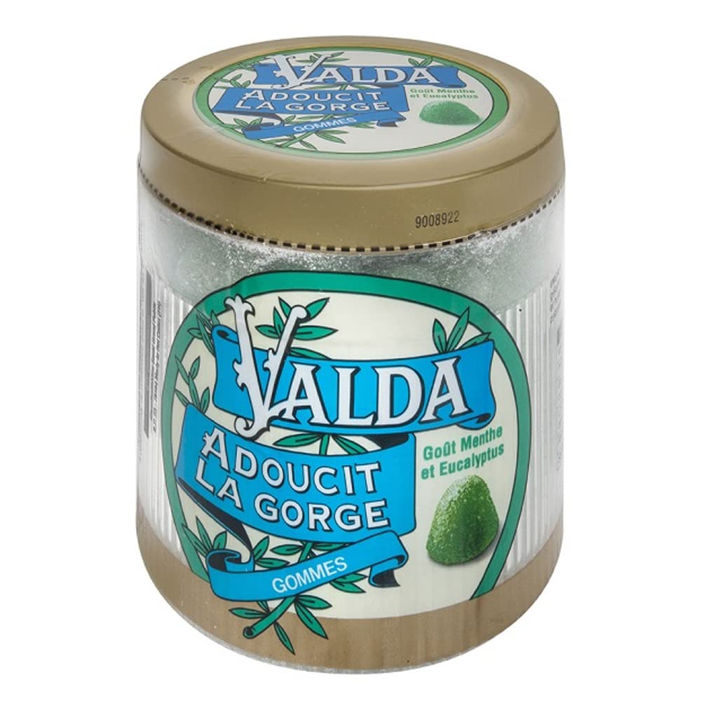 Valda Gums Mint Eucalyptus, saveur menthe-eucalyptus pour un moment de réconfort.