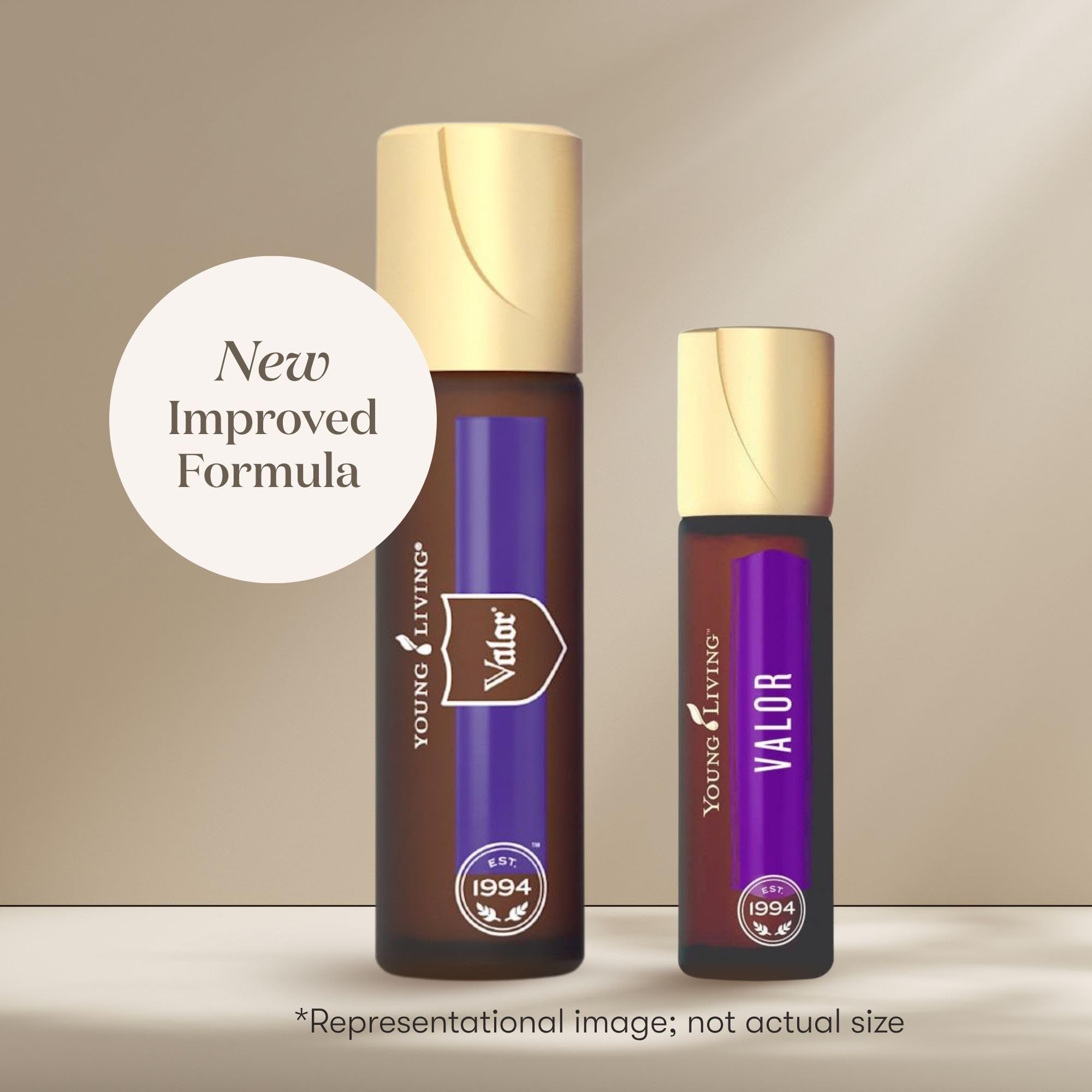 Application rapide sur le poignet avec Valor Roll-On pour une routine efficace.