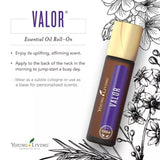 Usage quotidien pour un rituel sensoriel avec Valor Roll-On.