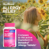 ValuMeds Diphenhydramine 25 mg — comprimés visibles, soulagement rapide des symptômes allergiques.
