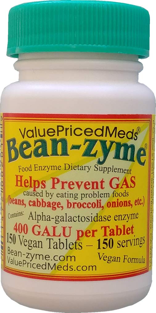 ValuePricedMeds Bean-Zyme: bouteille-relief gaz après le repas