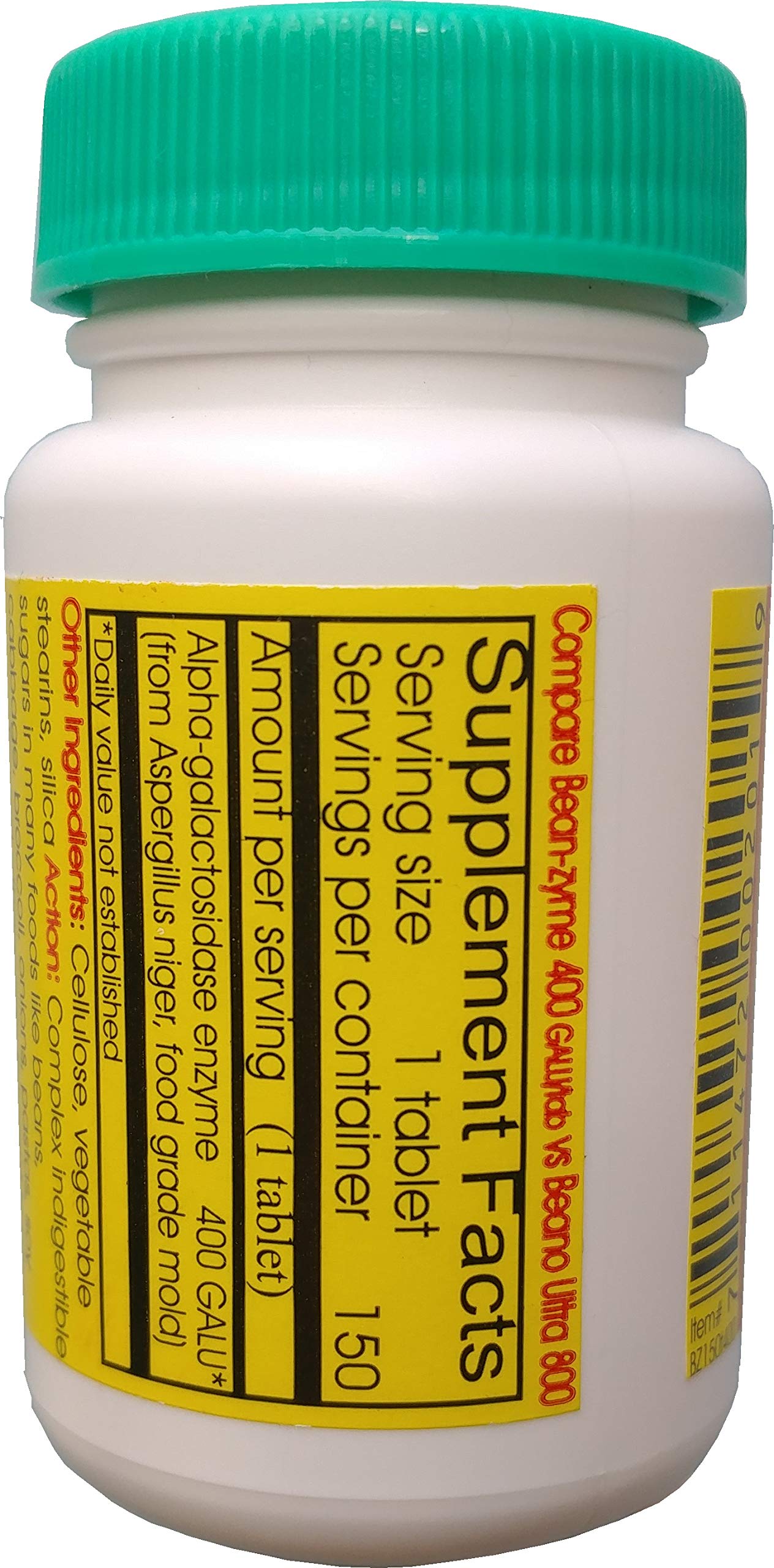 ValuePricedMeds Bean-Zyme: tablettes véganes facilitant la digestion