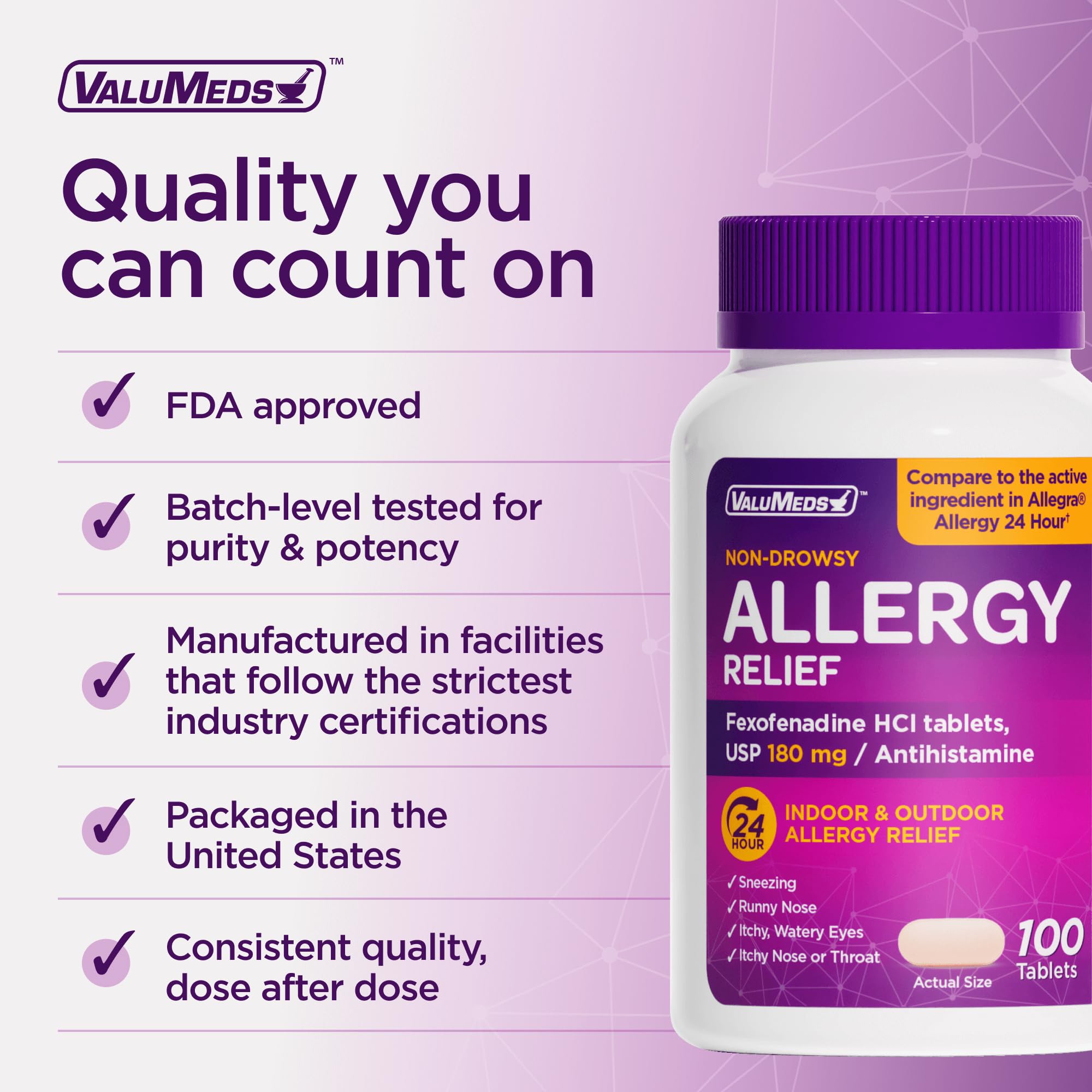 ValuMeds pratique en déplacement pour allergies.