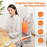 VanBoLon coussin-chauffant attaches-antidérapantes, maintien stable sur n'importe quelle chaise