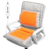 VanBoLon coussin chauffant dos-lombaire pour chaise, soutien ergonomique et chaleur soutenue
