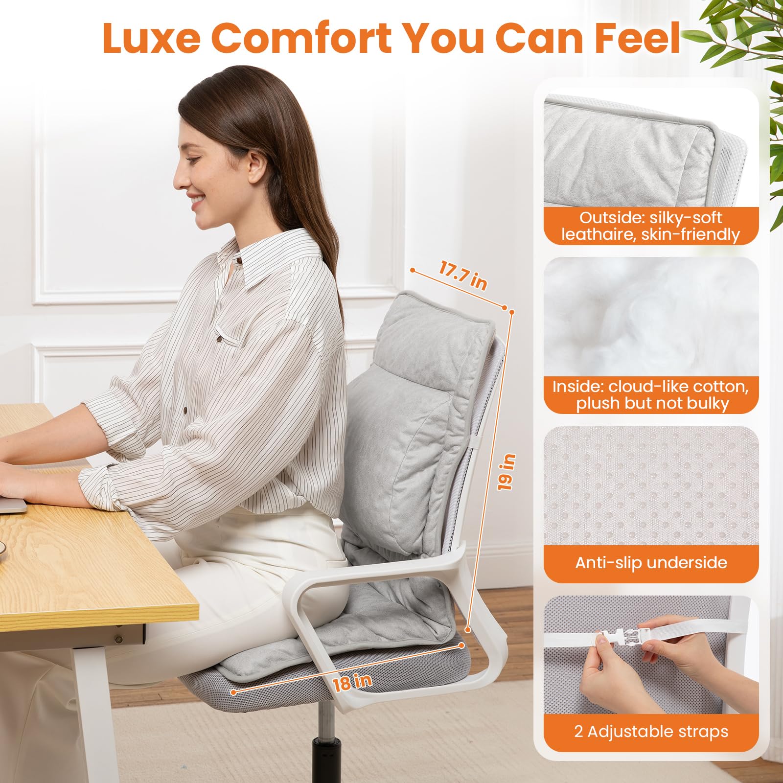 VanBoLon coussin chauffant entretien facile, nettoyage rapide avec chiffon humide