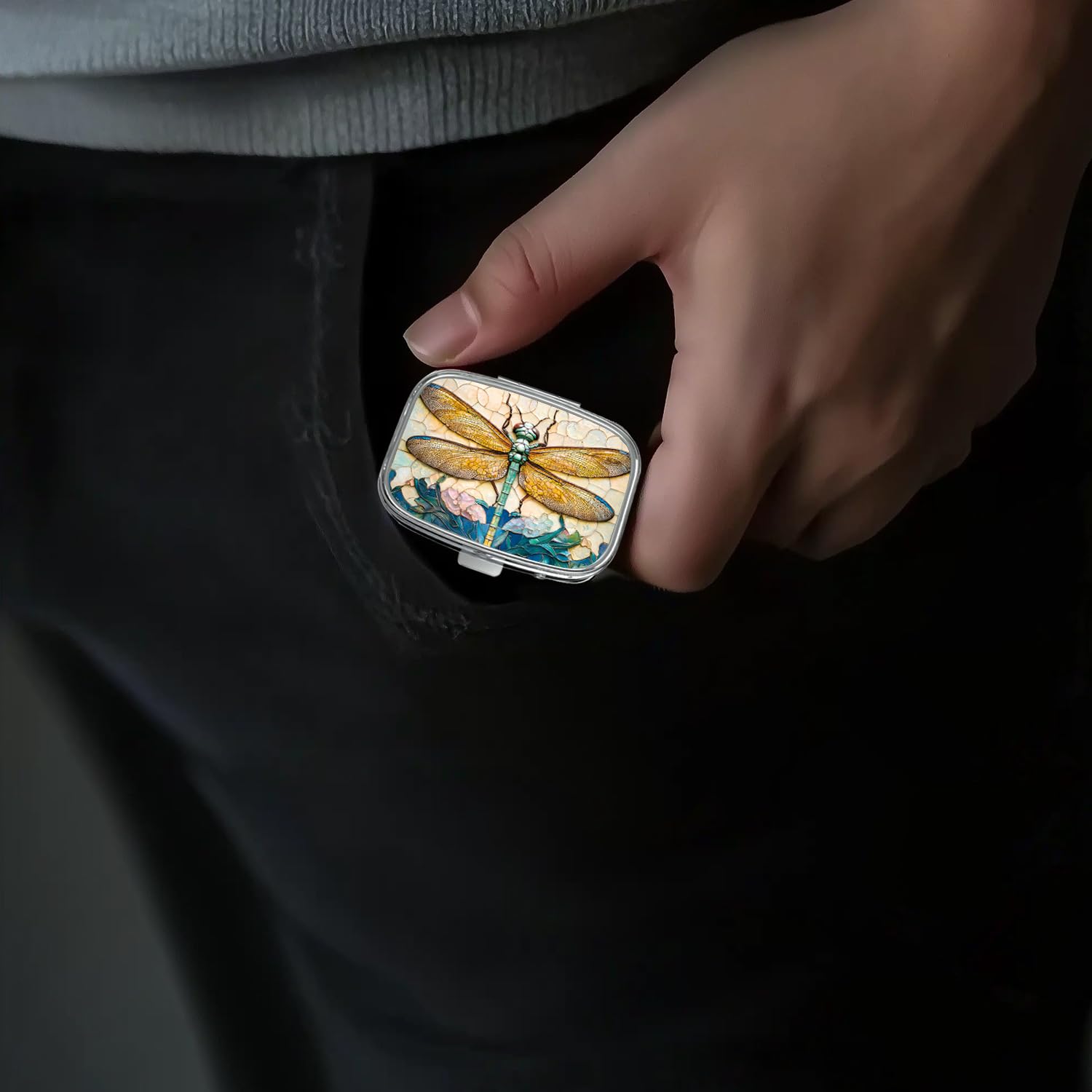 VANCANYOHO design-libellule, boîte à pilules élégante qui complète votre style