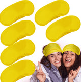 Masque yeux Vandorla jaune, tissu doux pour un confort nocturne.