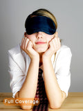 Masque yeux Vandorla jaune emballé individuellement, pratique en voyage.